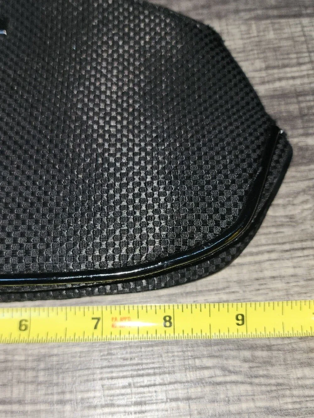 Georgio Armani Black Textured Cosmetic Pouch